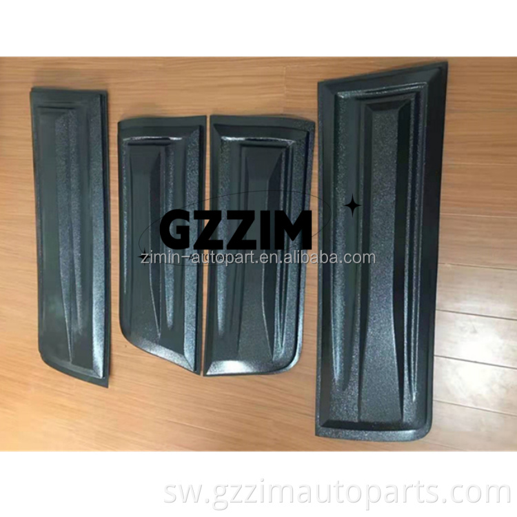 Hatua ya Mlango wa Kusafisha Plastiki Kulinda Trim Molding Cover Trim kwa Hilux Revo Vigo 2015+